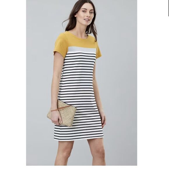 Joules Riviera Dress with Short Sleeves T-Shirt Dress size 10 - Picture 1 of 16